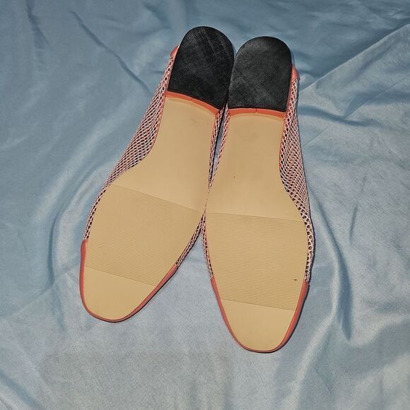 Vintage Annie Pink Bowtie Mesh Slip On Flats - Picture 9 of 9